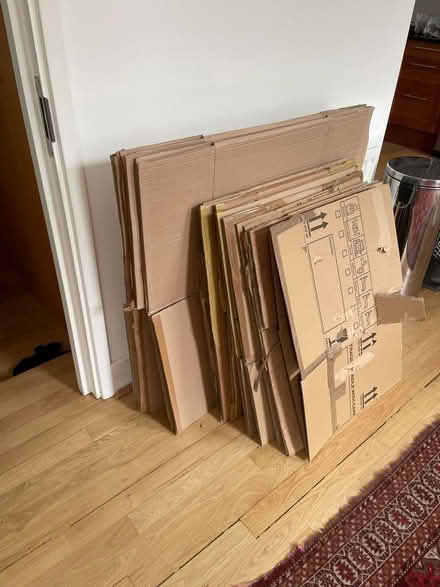 Photo of free Dozen of moving cardboard boxes (Belsize Park) #1