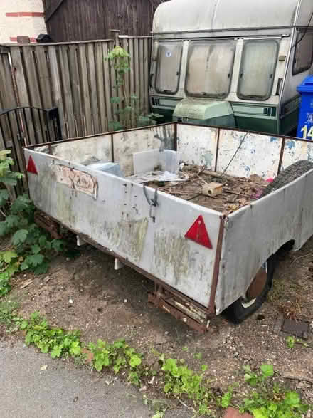 Photo of free Large caravan chassis based trailer (Shiregreen S5) #4