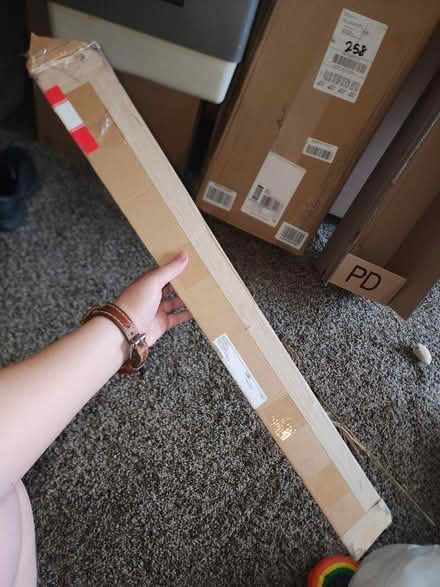Photo of free 27" narrow shipping box (Upper North Mankato) #2