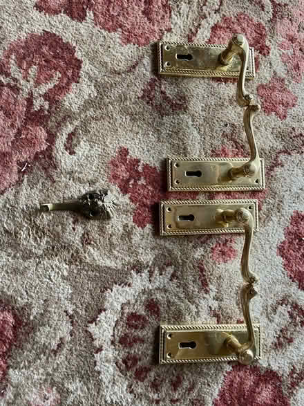 Photo of free Door handles and brass lion hook (CR0) #2