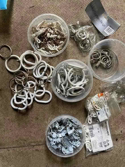 Photo of free Curtain hooks, rings and sliders (West Didsbury M21) #1