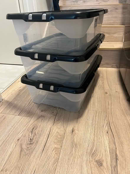 Photo of free 3 stackable storage boxes (NW6 West Hampstead) #3