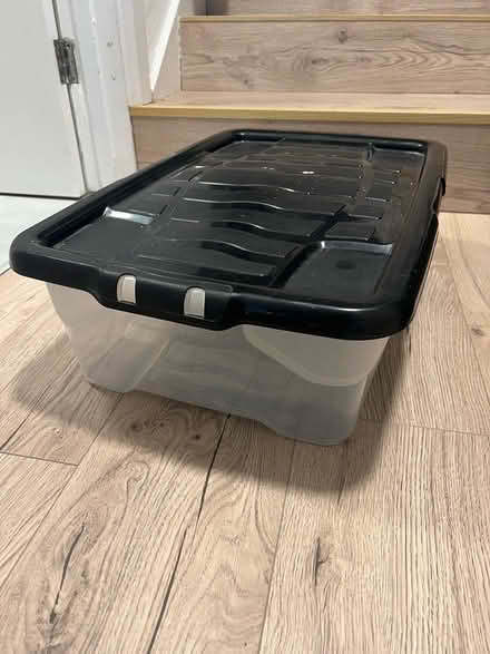 Photo of free 3 stackable storage boxes (NW6 West Hampstead) #1