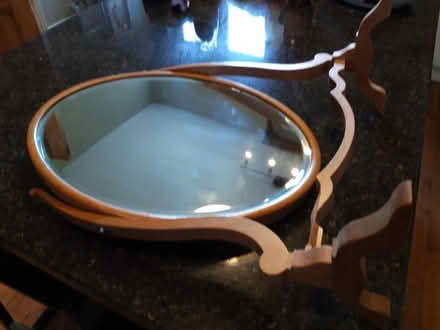 Photo of free Pretty bevelled mirror, needs repair (Malvern Link WR14) #1