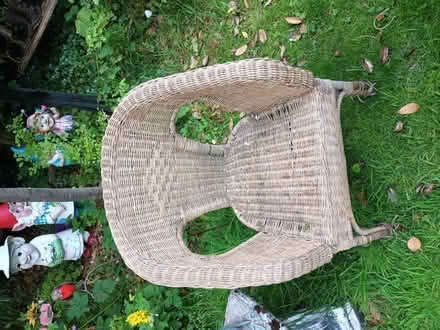 Photo of free Wicker chair (Timperley) #1