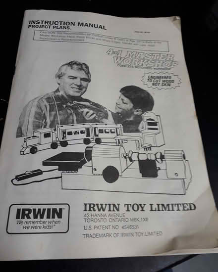 Photo of free Irwin Toy Lathe (Montebello, Dartmouth) #3