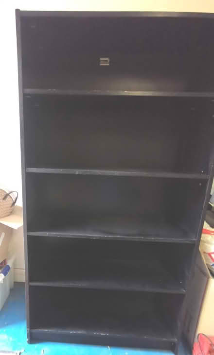 Photo of free tall wood shelf unit (Hitchin SG4) #1