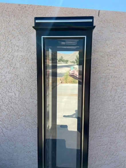 Photo of free Lighted Cabinet glass shelves (NW Las Vegas (Craig/Ft Apache)) #1