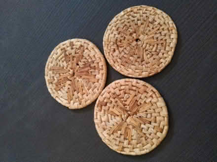 Photo of free Rattan coasters (3) (Dean EH4) #1