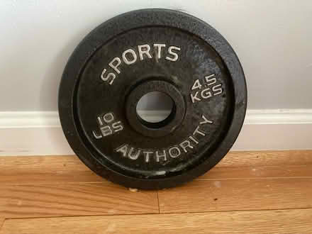 Photo of free 10 lb weight plate (Columbia Heights) #1