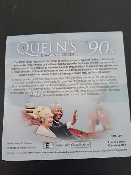Photo of free 6 unopened dvd's of the Queen (melksham east SN12) #2