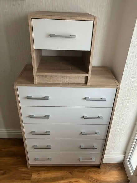 Photo of free Bedside table and chest of drawers (WA11) #1