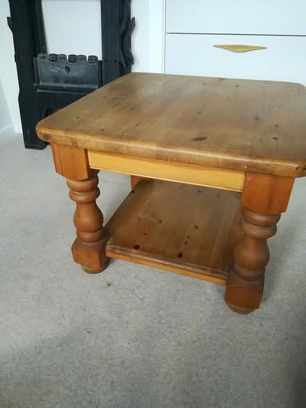 Photo of free Chunky pine coffee table (West Worthing) #1