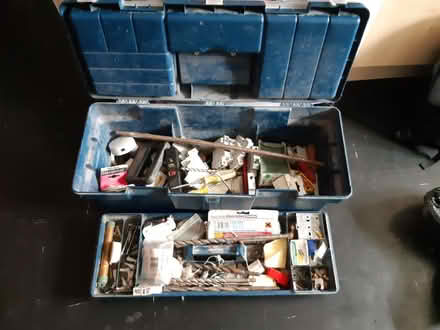 Photo of free Old tool box and tools (Headington OX3) #1