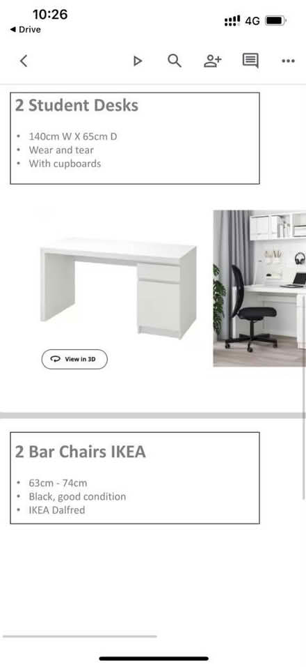 Photo of free Desk (NW8) #1