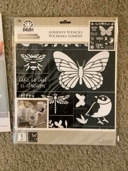 Photo of free Adhesive stencils (Ypsilanti,byEllsworth&Mich Ave) #1