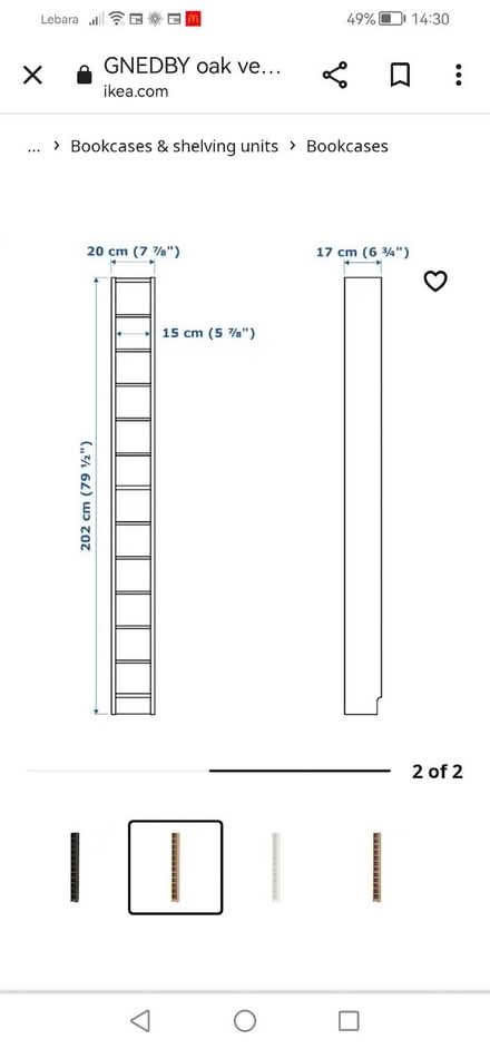 Photo of free Ikea Billy/Gnedby CD towers x2 (Purley CR8) #2