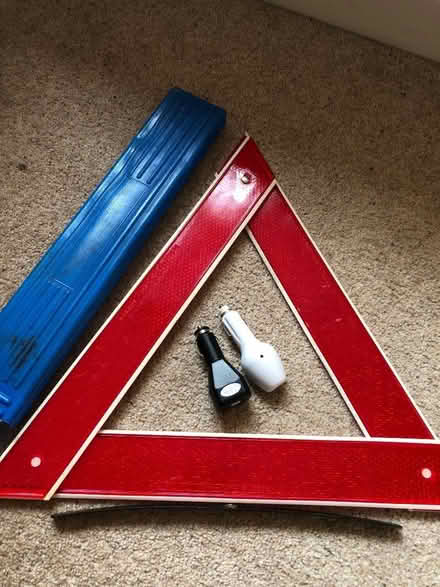 Photo of free Warning triangle and in-car USB chargers (Kings Norton B38) #1