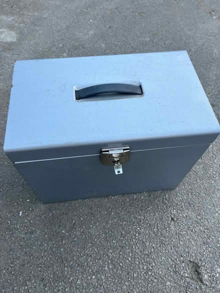 Photo of free Metal locking filing box (WF3) #2