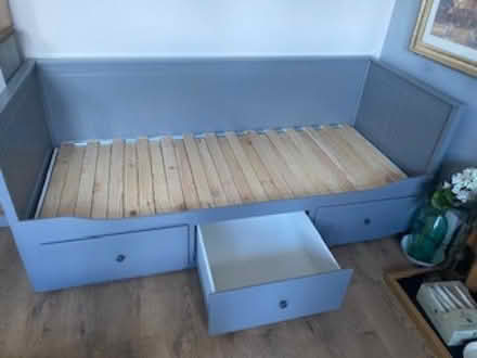 Photo of free Ikea Sofa Bed with Trundle 2x Mattress (Pollokshaws G41) #2