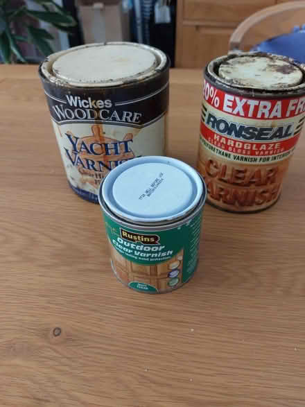 Photo of free Wood varnish (Sso) #1
