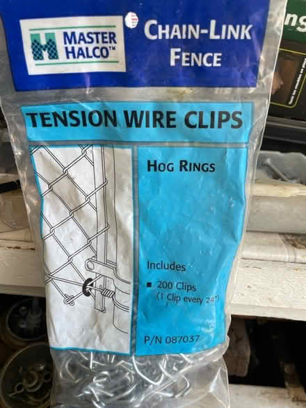Photo of free Tension wire clips for fencing (East Oakland/near 106th Ave) #1