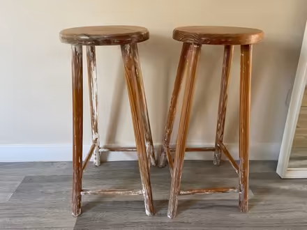 Photo of free Two wooden stools (Knebworth SG3) #2