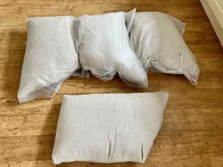 Photo of free 4 large sofa cushions - pet beds? (Saint George's CO2) #3