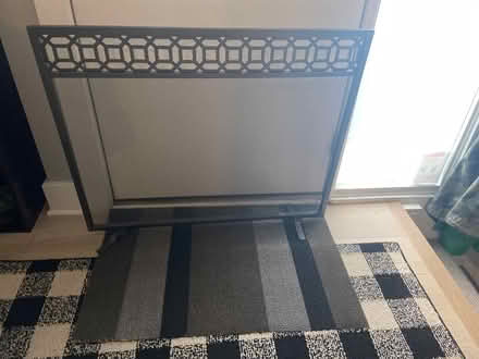 Photo of free Fireplace screen - brushed silver (Reston\Herndon) #1