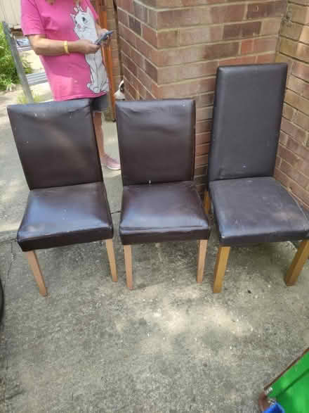 Photo of free 3 chairs (Bognor regis PO21) #1