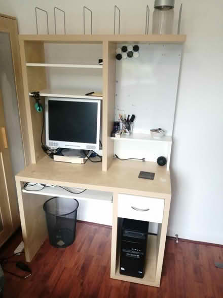 Photo of free Work/study desk with shelving (Saddleworth, OL3) #1