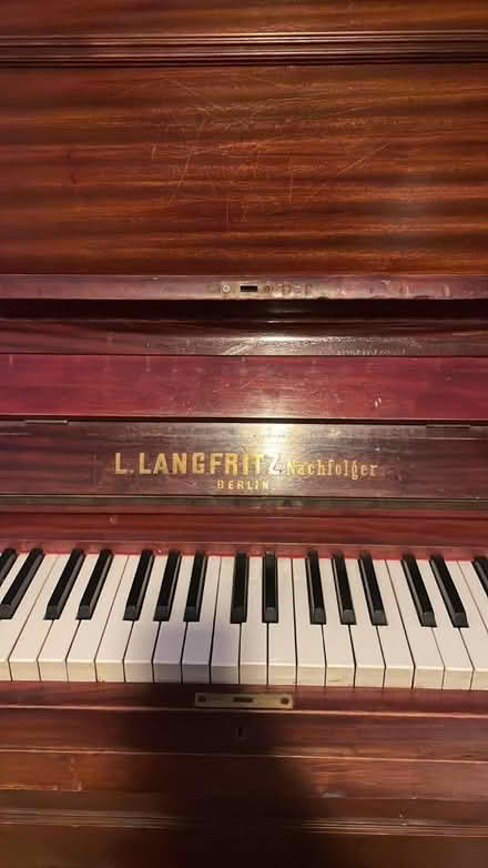 Photo of free Antique Langfritz Piano (S6 Hillsborough) #3