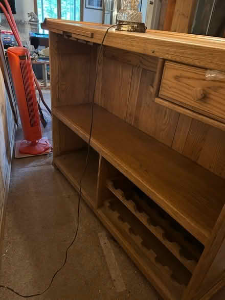 Photo of free Wood bar with foot rail (18426) #3