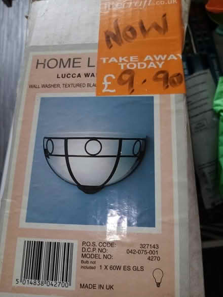Photo of free New in box Wall Light (Wylde Green B72) #1