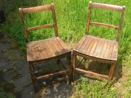 Photo of free wooden chairs (Langley Slough SL3) #1