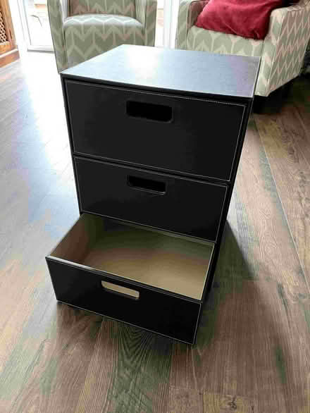 Photo of free Small Leather Look Chest of Drawers (Rickmansworth central WD3) #1