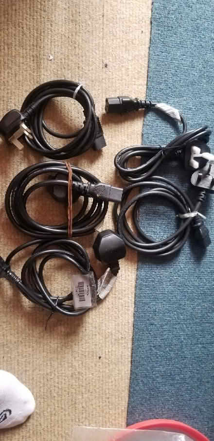 Photo of free Monitor power cables (East Grinstead town center) #2
