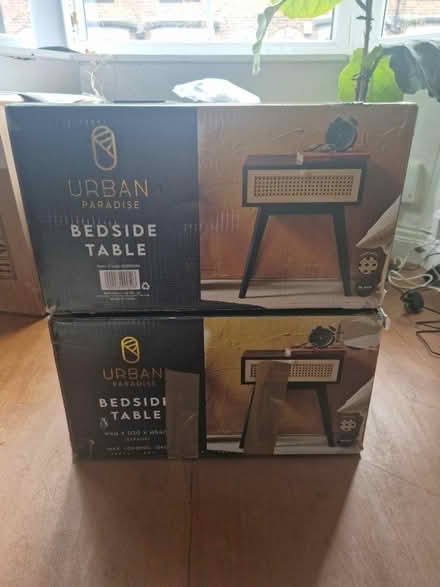 Photo of free 2 new flatpack bedside tables bought off etsy (Didsbury M20) #2