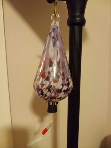 Photo of free Glass Hummingbird Feeder (Ball Square) #1