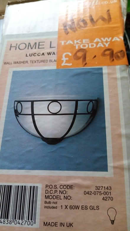 Photo of free New in box Wall Light (Wylde Green B72) #2