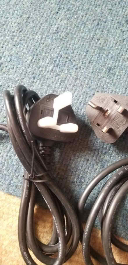 Photo of free Monitor power cables (East Grinstead town center) #3