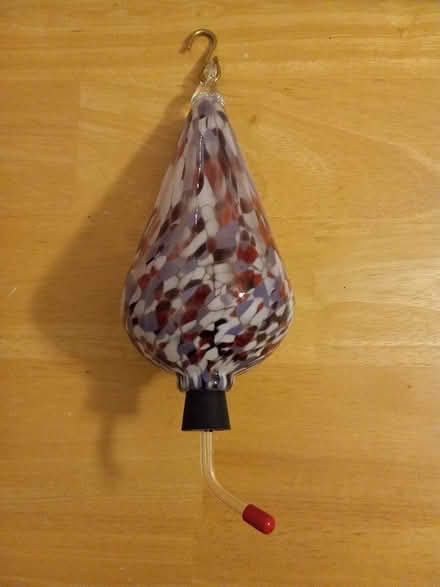 Photo of free Glass Hummingbird Feeder (Ball Square) #2