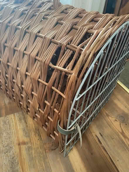 Photo of free Wicker cat carrier (Dorking RH4) #2