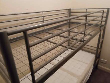 Photo of free Metal bunk beds (IKEA Svarta) (Polwarth EH11) #3