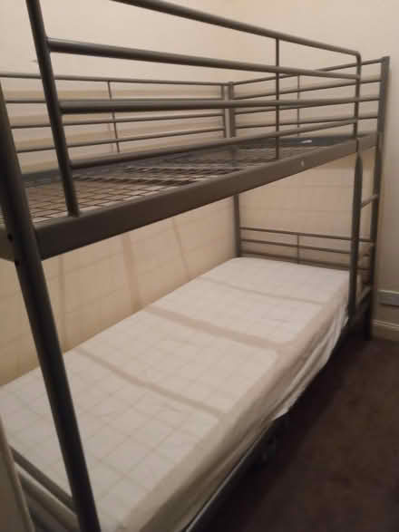 Photo of free Metal bunk beds (IKEA Svarta) (Polwarth EH11) #1