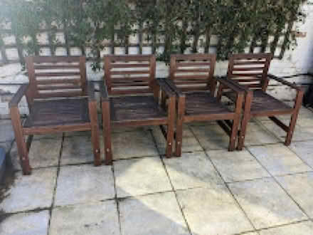 Photo of free 4 Ikea ÄPPLARÖ garden chairs (Epping CM16) #3