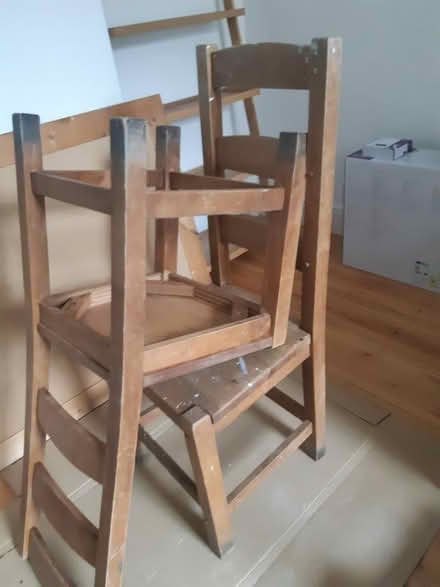 Photo of free Solid dining chairs x2 (SN15) #2