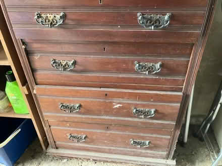 Photo of free Wooden chest of drawers (Theydon Bois CM16) #2
