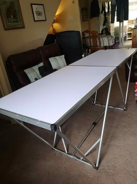 Photo of free Folding table 6ft 6in (New Ferry CH62) #2