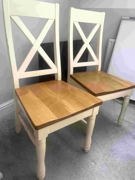 Photo of free 2 or 4 wooden chairs (Richmond TW9) #1